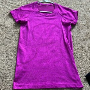 Pink lululemon swiftly tech size 6